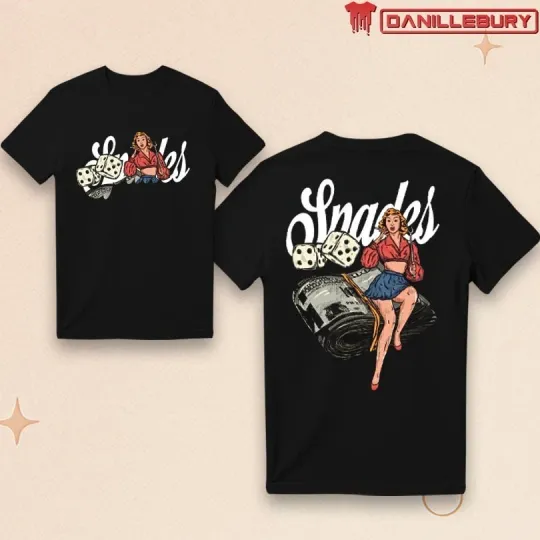 Discover Spades Pin Up Fortune 2025 Unisex T-Shirt