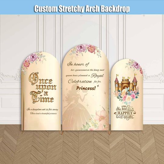 Discover Princess Birthday Arch Cover Backdrop Stand Castle Girl Party Chiara Sign Custom Balloon Garland