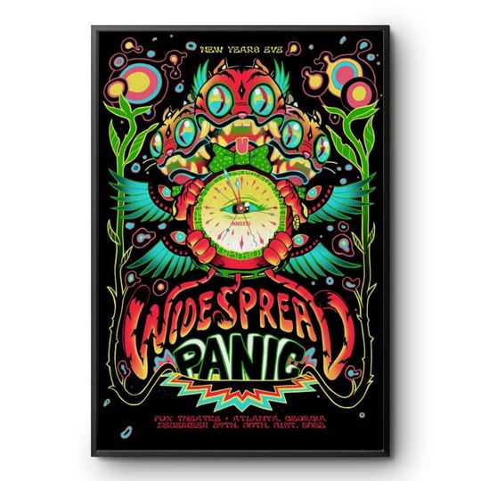 Widespread Panic Fox Theatre in Atlanta GA Dec 29-31 2025 Poster