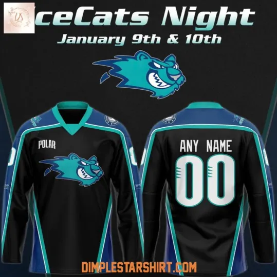 Discover Personalized Worcester Railer Icecat Night Hockey Jersey