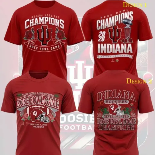 Indiana Team College Football 2026 Rose Bowl Champions Unisex Gift For Fans