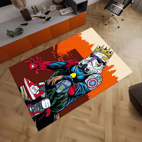 Stormtrooper Rug, Star Wars Rug, Fantastic Rug, Movie Rug, Movie Decor, Cool Rugs, Boys Room Rug