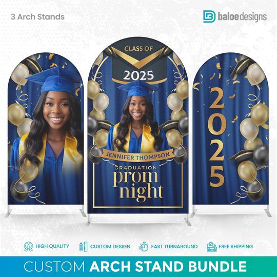 Graduation Custom Backdrop Cover - Events and Parties