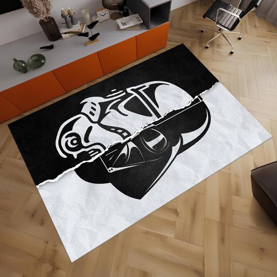 Star Wars Darth Vader Rug, Movie Decor, Rug for Boys Room