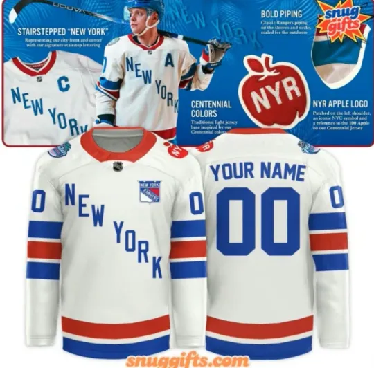 Personalized New York Ranger 2026 Nhl Winter Classic Uniform Hockey Jersey