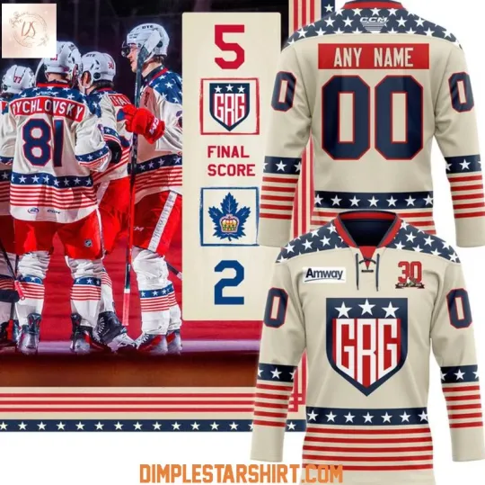 Discover Personalized Grand Rapids Griffin Military Night 2025 Hockey Jersey