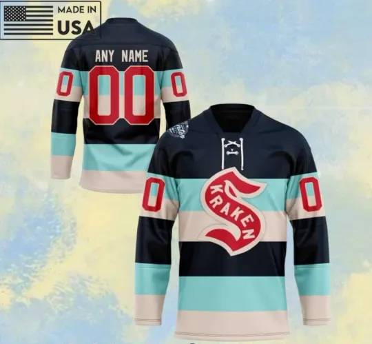 Discover Customized Seattle Kra*ken Winter Classic Hockey Jersey