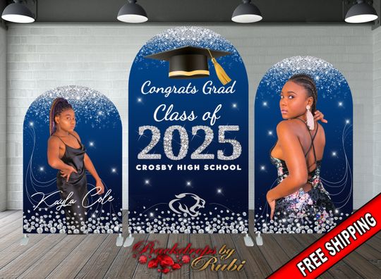 Discover Graduation Arched, Graduation Chiara Banner, Graduation Backdrop, Graduation Arch Cover Chiara, Graduation Banner, Class of 2025 Arched