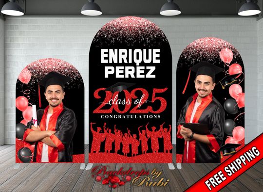 Discover Graduation Arched, Graduation Chiara Banner, Graduation Backdrop, Graduation Arch Cover Chiara, Graduation Banner, Class of 2025 Arched