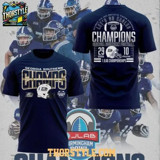 Discover HOT!!Ge@rgia S@uthern Bowl Champions 2026 T-Shirt 2D