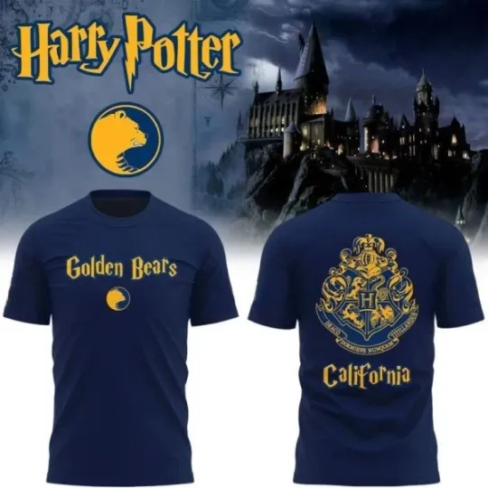 Discover NEW!! Golden Bears Potter Hogwarts 2026 T-Shirt 2D