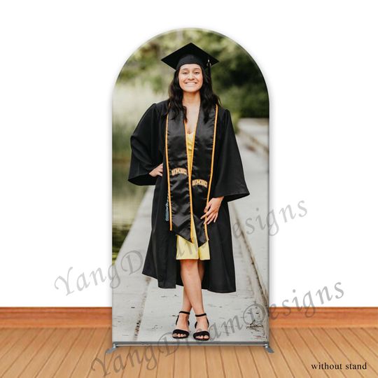 Discover Graduation Photo Backdrop: Class of 2026 ,Congrats Grad Fabric Arch Background Cover