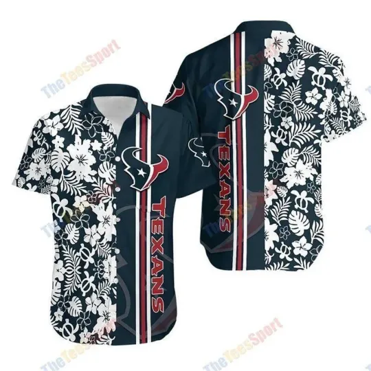 Discover Houston Football Team Texanss Hawaiian Shirt