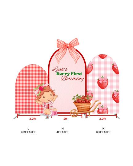 Custom Arch Baby Shower Backdrop Cover: Elegant Animal Birthday Sign