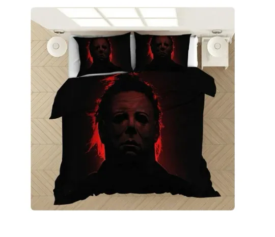 Discover Halloween Gift Idea Michael Myers Horror ver2 Bedding Duvet Cover Set