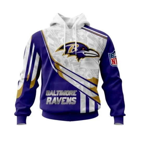 Discover Personalized Baltimore Football Team Ravenss Hoodie Lightweight Adults S-5XL