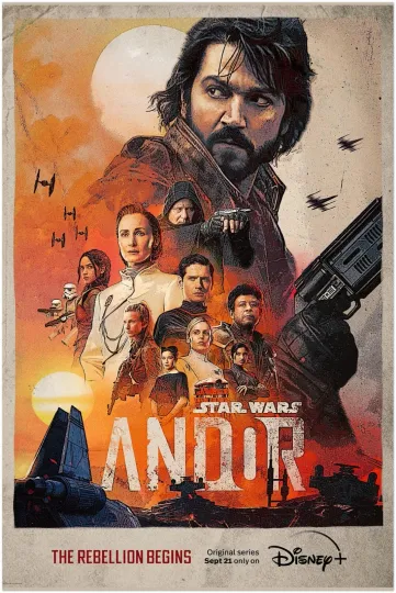 Andor Star Wars Series Poster - Disney+ Vertical Premium Matte Poster
