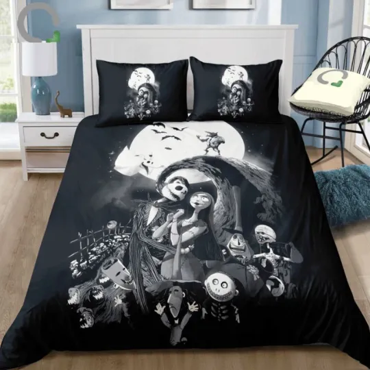 Holiday Gift Idea The Nightmare Before Christmas Duvet Cover Set