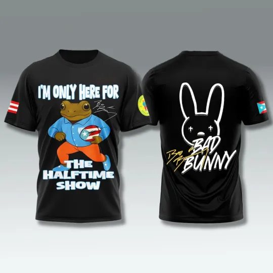 Bad Bunny Super Bowl 2026 For The Halftime Show Shirt