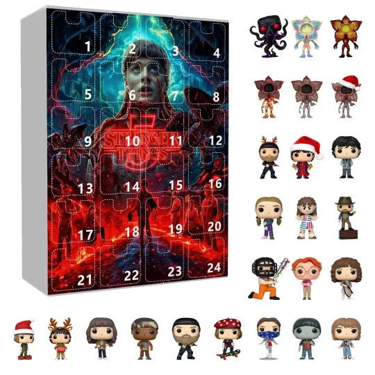 Stranger Things Acrylic Advent Calendar 2025 24-Day Flat Blind Box
