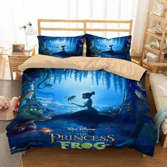 Discover Cartoon Movies Gift The Princess And The Frog ver2 Duvet Cover Set
