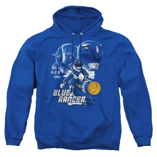 Mighty Morphin Power Rangers Blue Ranger Pullover Hoodie
