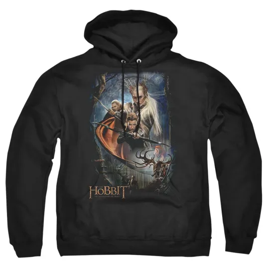 The Hobbit Trilogy Thranduil's Realm Pullover Hoodie