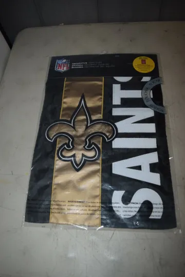 New Orleans Saints football Football Garden Flag 2 Sided 12.5" x 18"