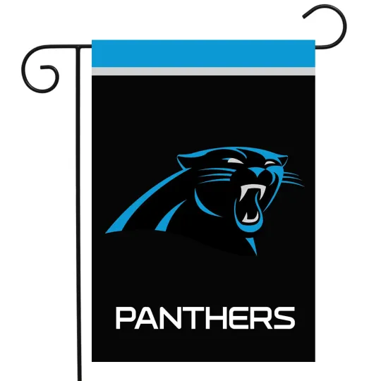Carolina Panthers Garden Flag football  12.5" x 18" Briarwood Lane