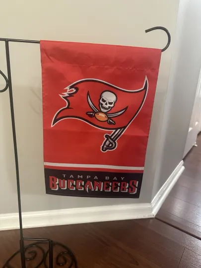 Tampa Bay Buccaneers Garden Flag Double Sided Premium Yard Flag 12” X 18”