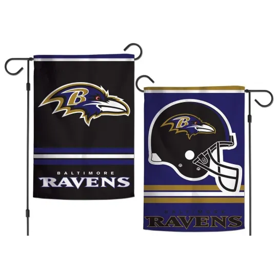 football Baltimore Ravens Double Sided 12.5" x 18" Garden Flag