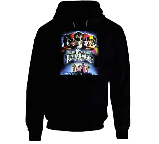 Mighty Morphin Power Rangers 90s TV Show Hoodie