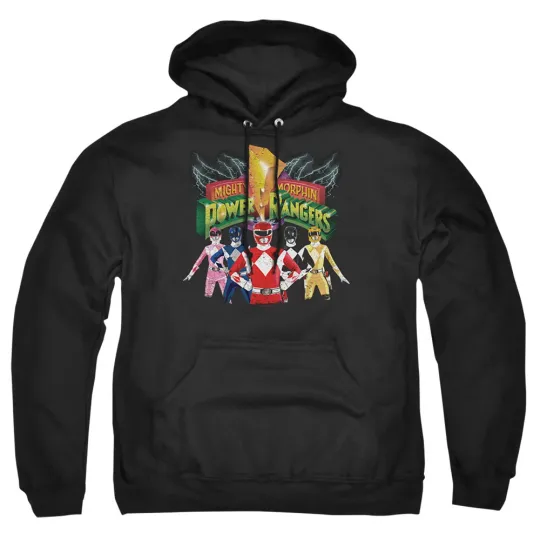 Mighty Morphin Power Rangers Unite Pullover Hoodie