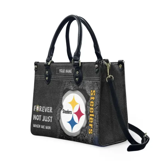 Personalized Pittsburgh Football Team Steelerss , unisex leather handbag