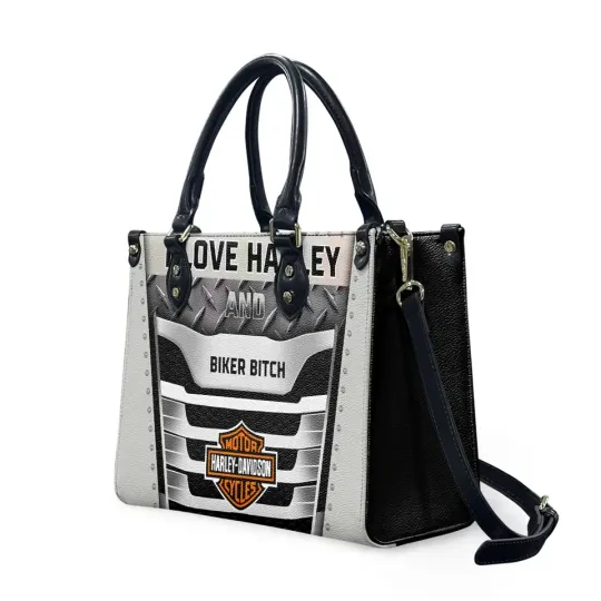 Discover Harley Racing Leather Handbag, Leather Bag Gift