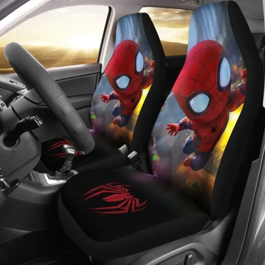 Discover Kid Spider Man Hero Cute Marvel Car Seat Covers