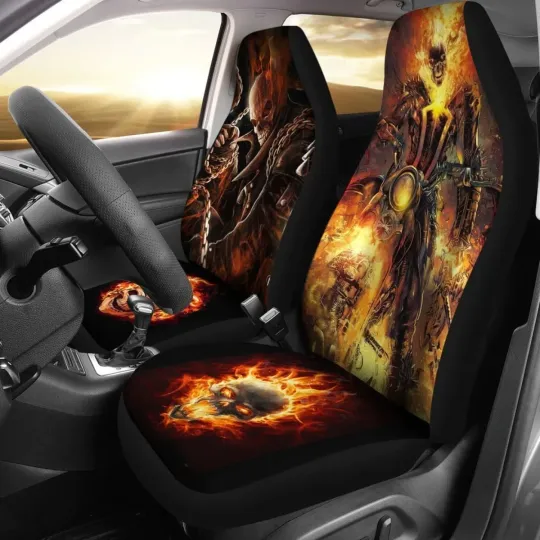 Discover Ghost Rider Car Seat Covers. Gift Idea For Fans