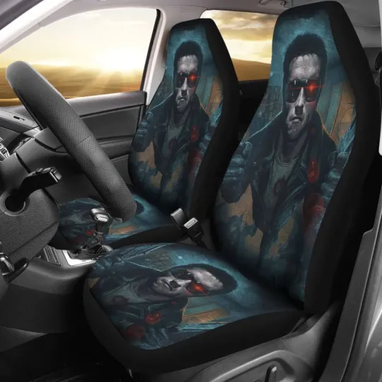 Discover Terminator Dark Car Seat Covers Movie Fans Gift