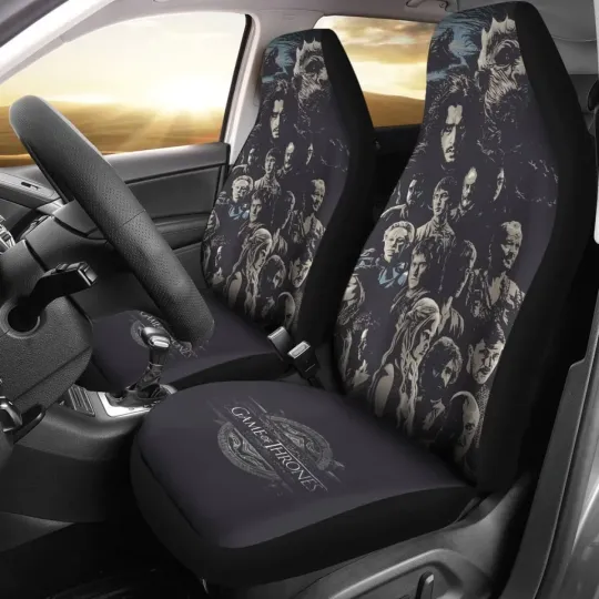 Discover Game Of Thrones Character Black Style Car Seat Covers