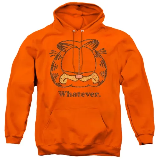 Discover Garfield Whatever Men's Hoodie Orange