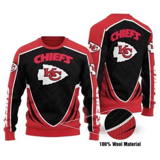 Kansas City Football Team KC Chiefss Sweater, gift for fans