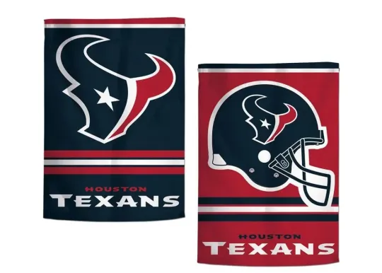 Discover football Houston Texans Double Sided 12.5" x 18" Garden Flag