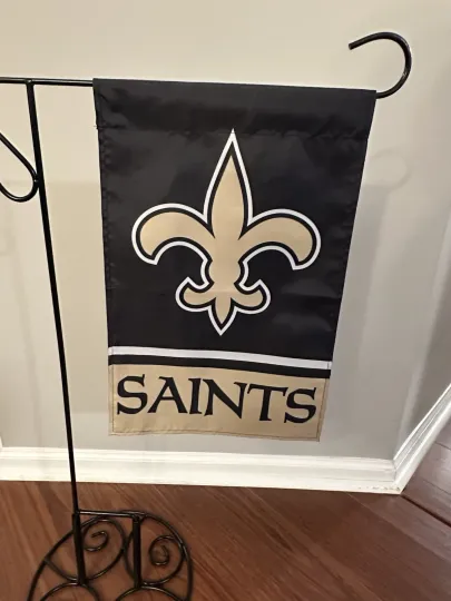 Discover New Orleans Saints Garden Flag Double Sided Saints Premium Yard Flag 12” X 18”