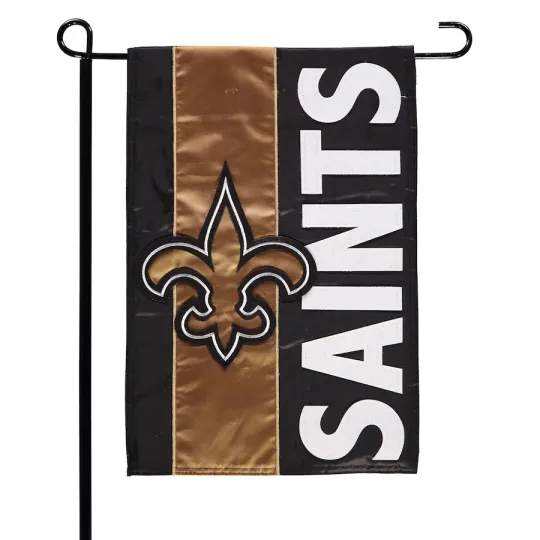 New Orleans Saints football 12.5" x 18' Embellish Garden Flag