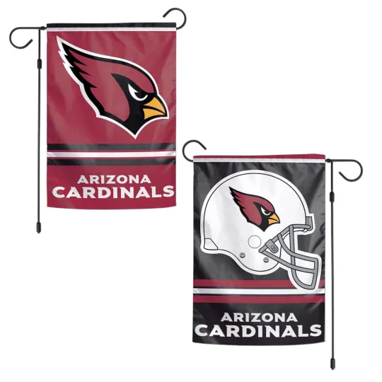 Discover football Arizonna Cardinals Double Sided 12.5" x 18" Garden Flag