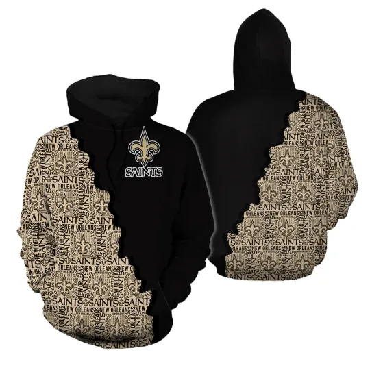 Discover New Orleans Football Team Saintss  3D Hoodie