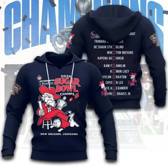 Miss Rebels Football 3D Apparel Hoodie