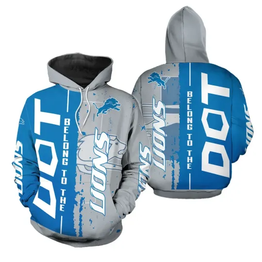 Discover Detroit Football Team Lionss  3D Hoodie