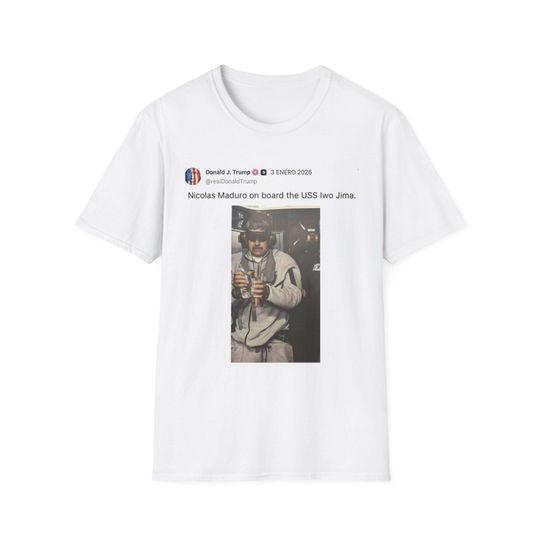 Discover Nicolas Maduro Meme Photo T-Shirt | Social Media Screenshot Tee