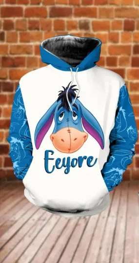 Discover Eeyore Winnie The Pooh 3D HOODIE US Size All Over Print Christmas Day Gift